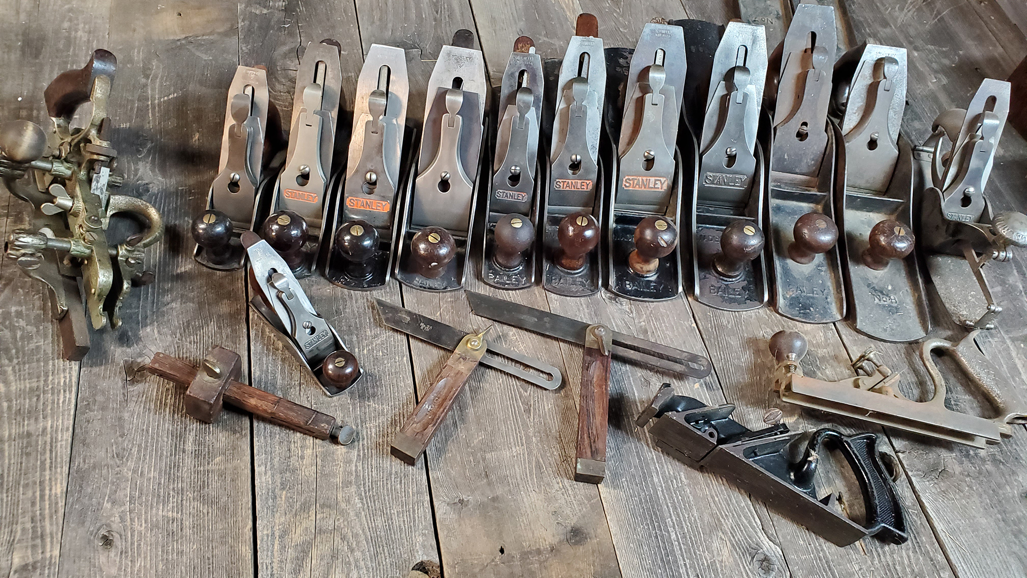 Selection of Stanley Planes and Tools